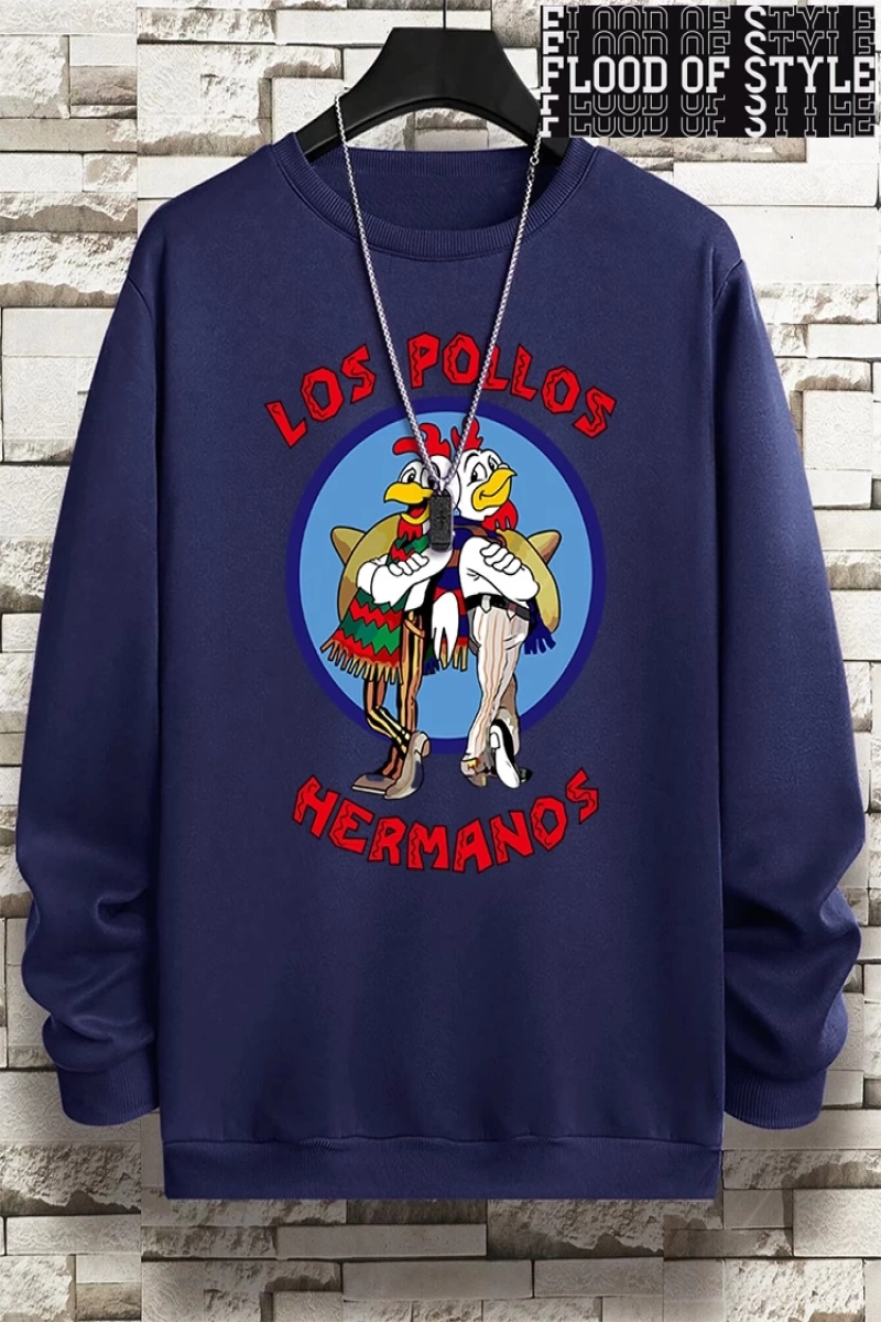 Hip Hop Harajuku Vintage Tarzı  Tavuk Kardeş Komik  Gri