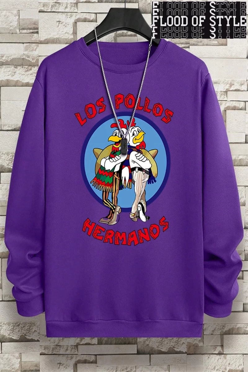 Hip Hop Harajuku Vintage Tarzı  Tavuk Kardeş Komik  Gri