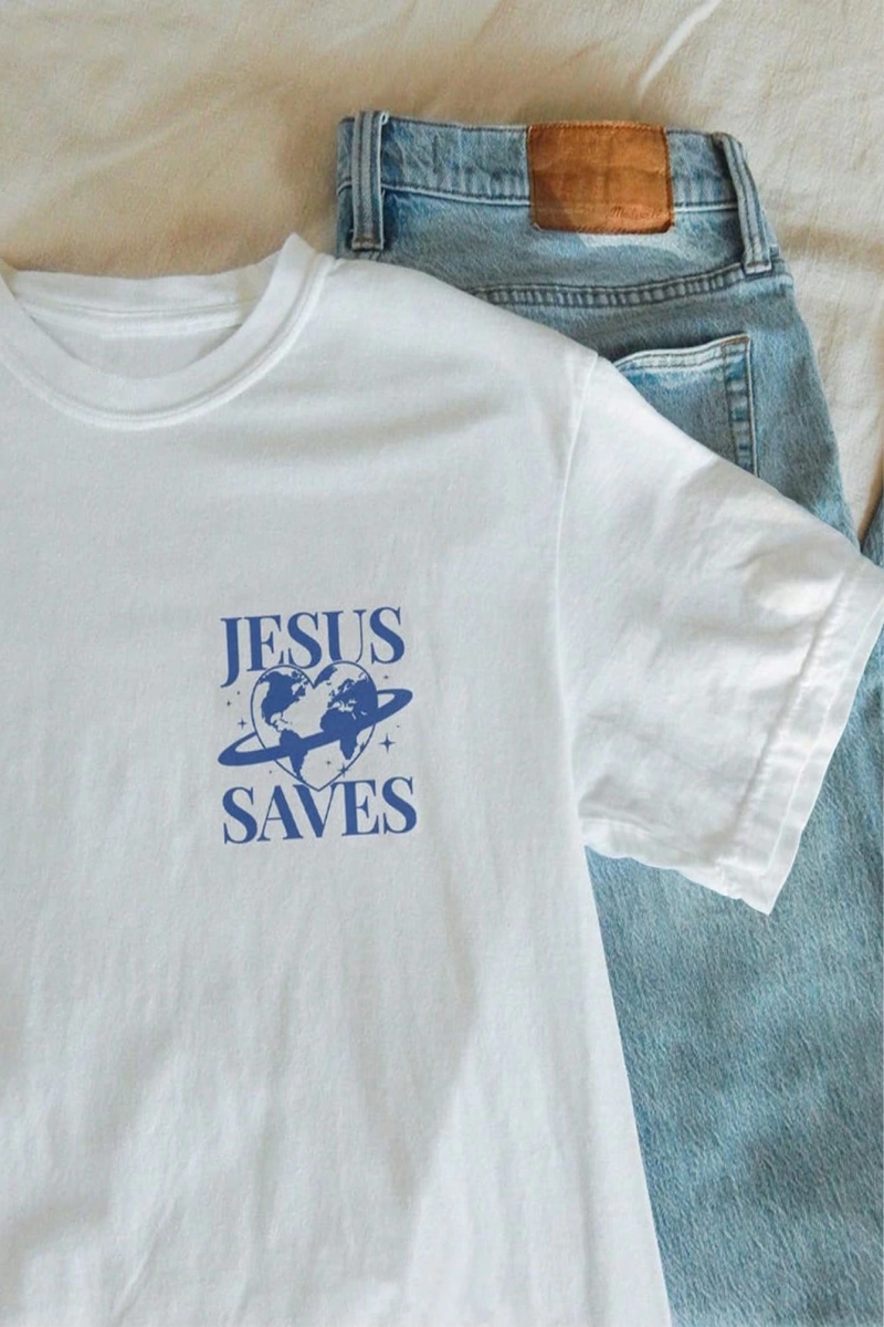 hirt 90lar Estetik Hristiyan Sokak Giyimi Tişörtü İnanç Teme
