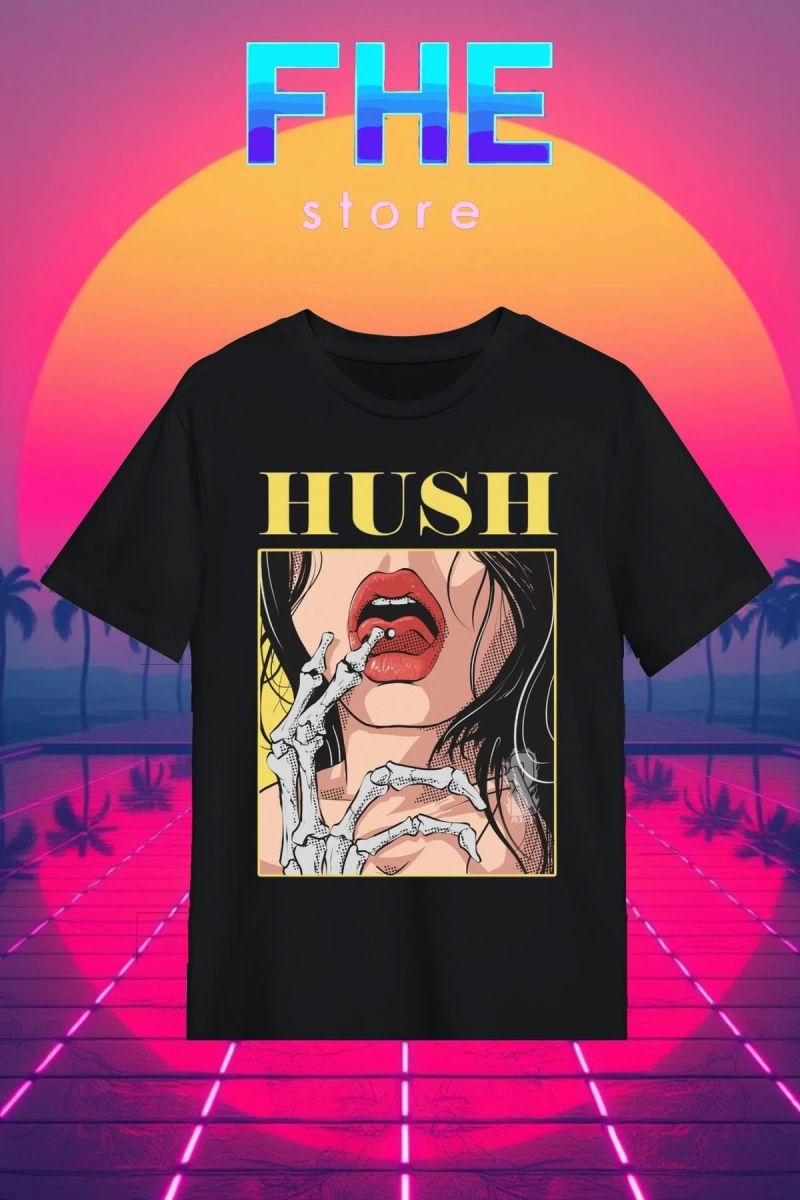 HUSH Y2K Baskılı KODSİYAHSAW