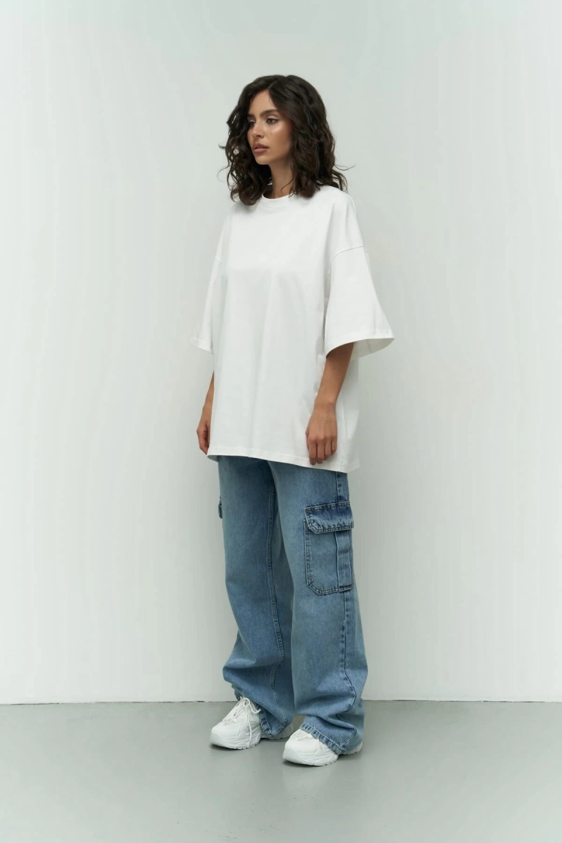 I Like Mama Beyaz Oversize