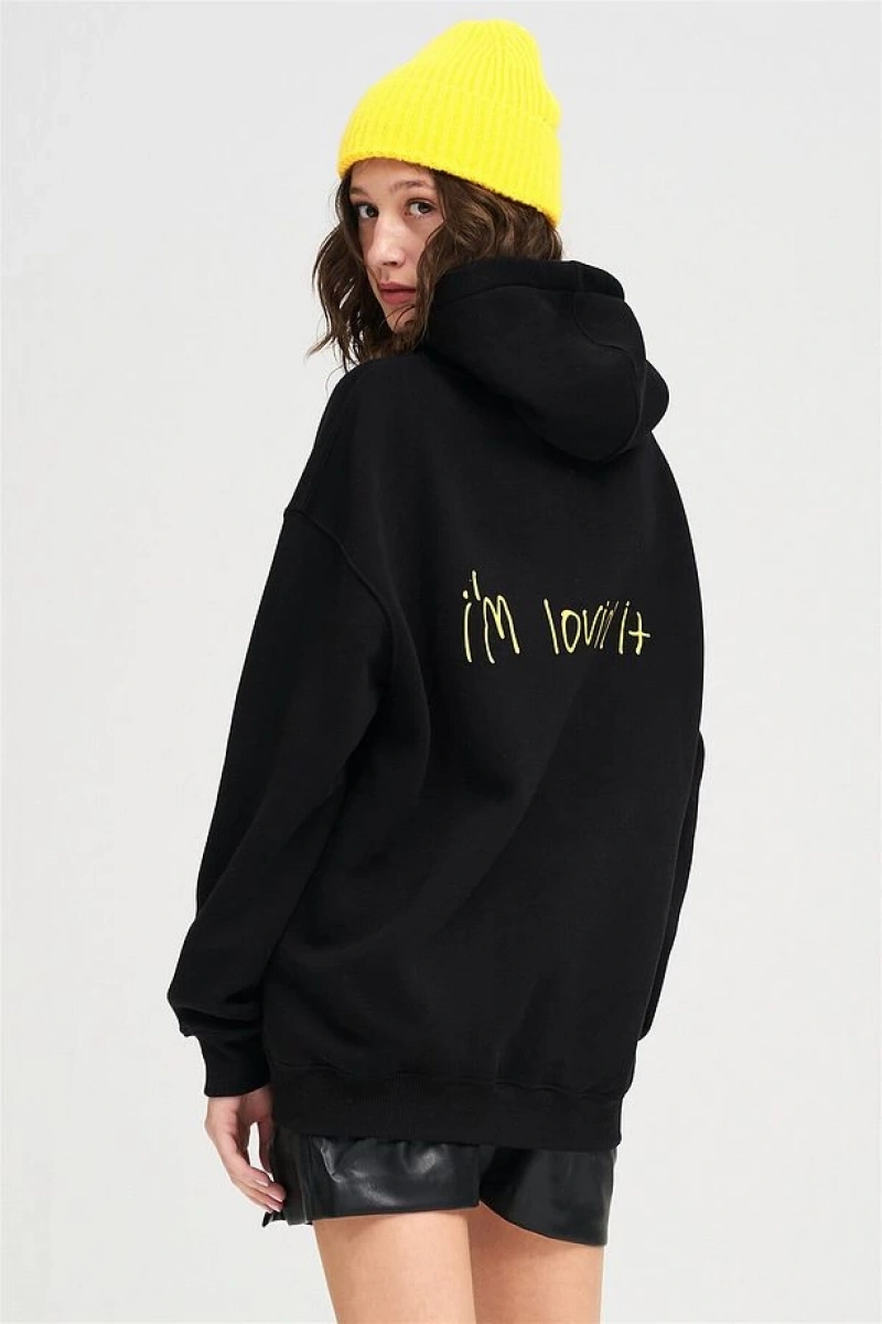 İm Lovin It Mc Unisex Sweatshırt Siyah