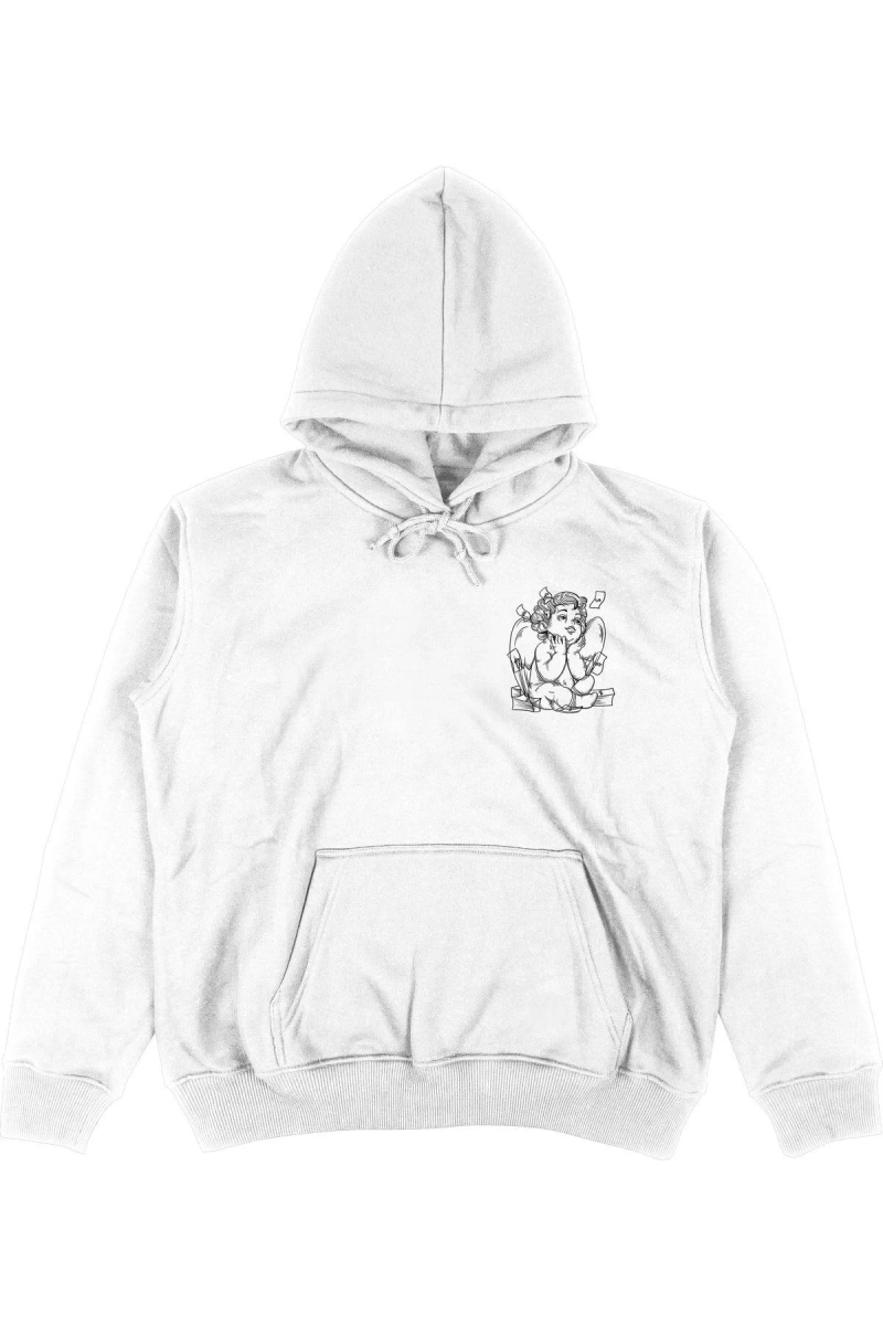 Im Rich Baby Beyaz Oversize Unisex Kapüşonlu Sweatshirt Hoodie