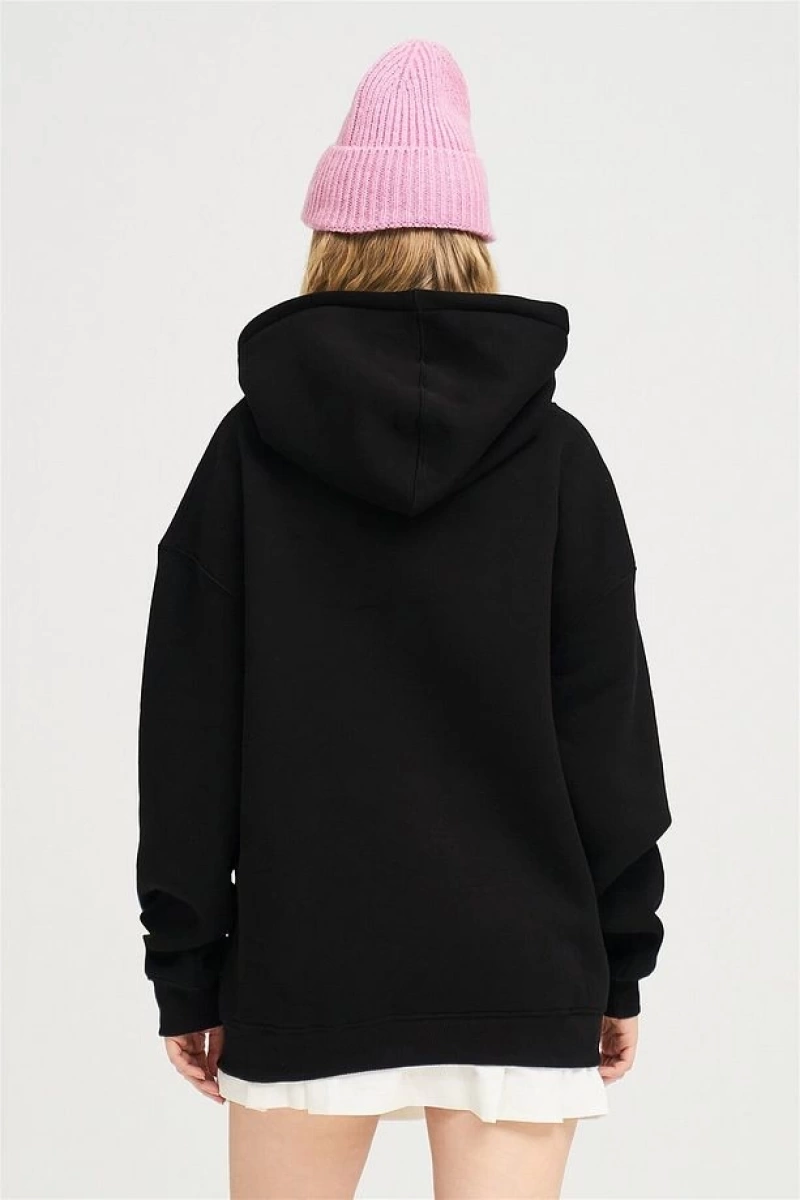 İm Very Vell Unisex Sweatshirt Hoodie Siyah