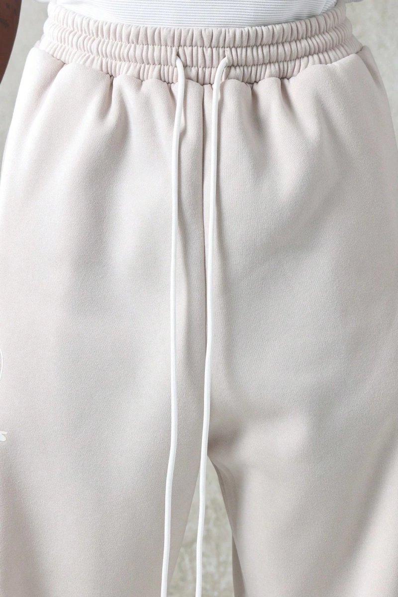 International Premium Drop Crotch Jogger Eşofman Altı Sokak Stili Tipografi Bas