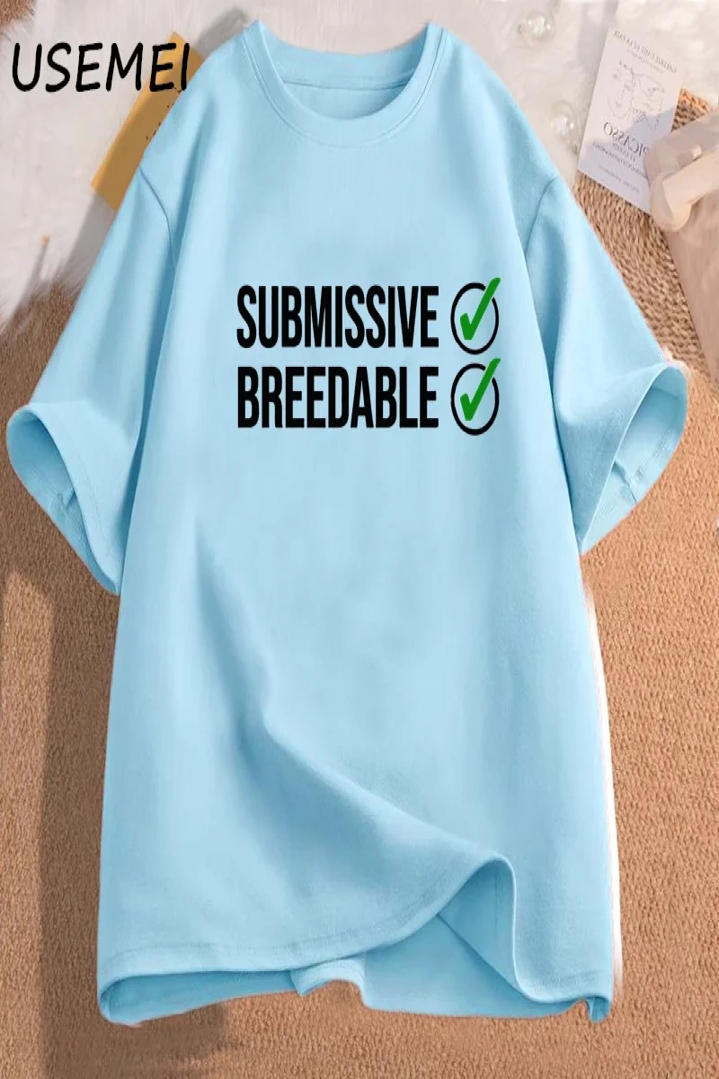 Itaatkar ve Breedable T-shirt komik mizah kadın erkek giyim pamuk kısa kollu o-boyun yaz T sh 2967