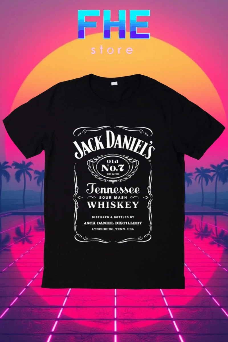 Jack Daniels Y2K Tshirt KODSİYAHSAW