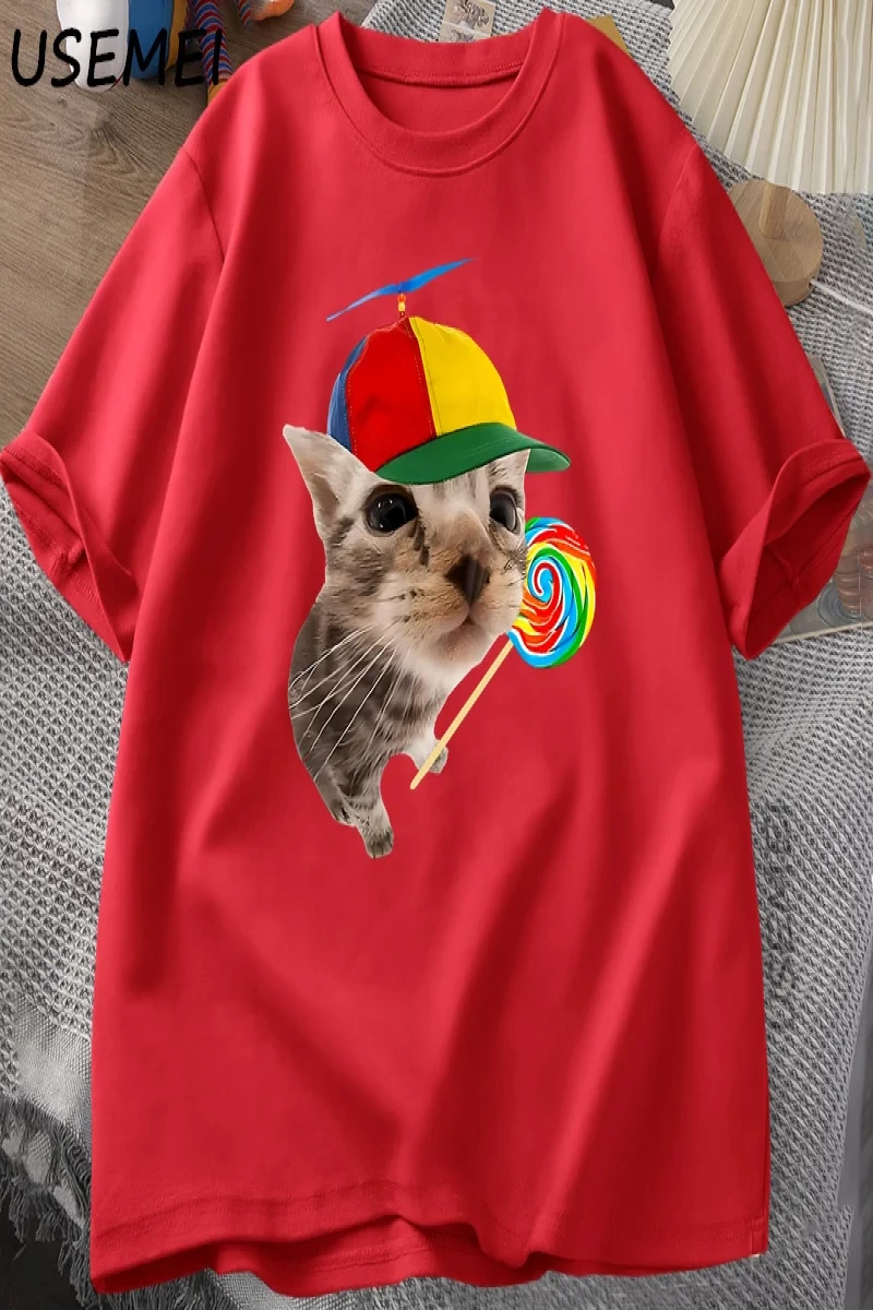 Japon tarzı kayıp peynir sıçan t-shirt erkekler pamuk kısa kollu Tadam giysileri t-sh 2879