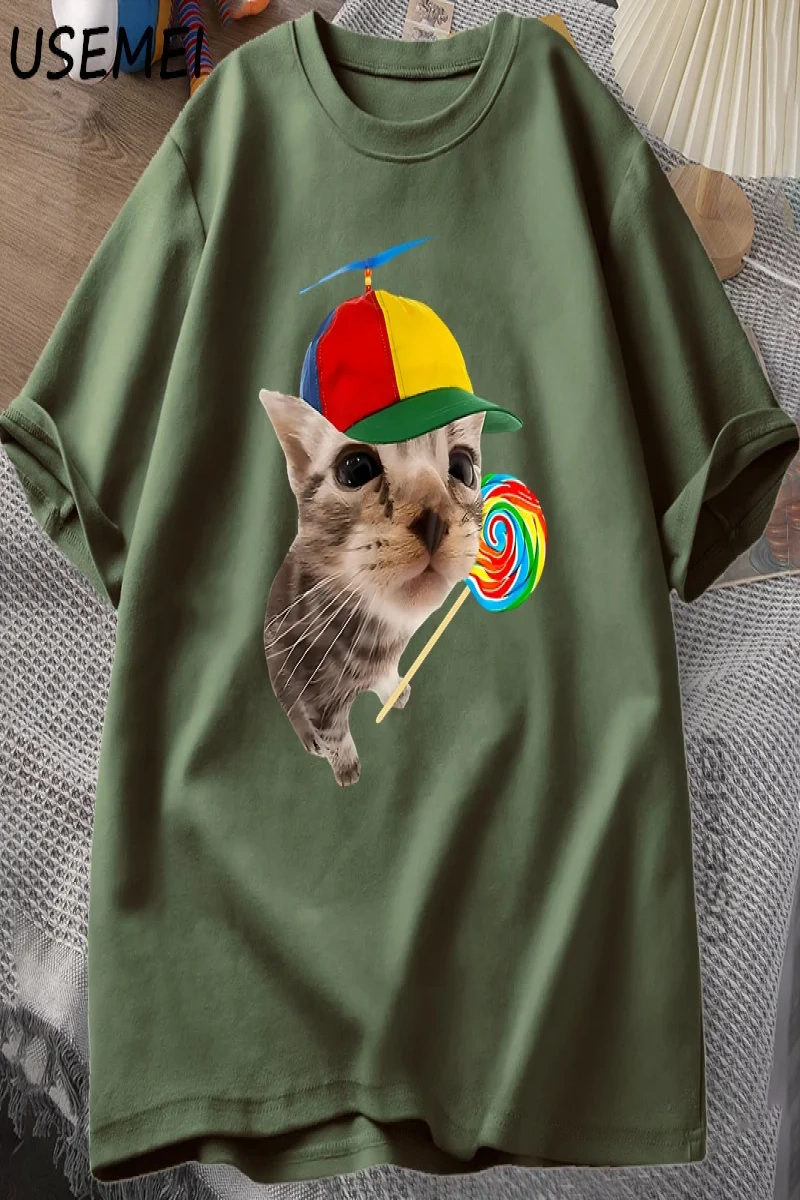 Japon tarzı kayıp peynir sıçan t-shirt erkekler pamuk kısa kollu Tadam giysileri t-sh 2879