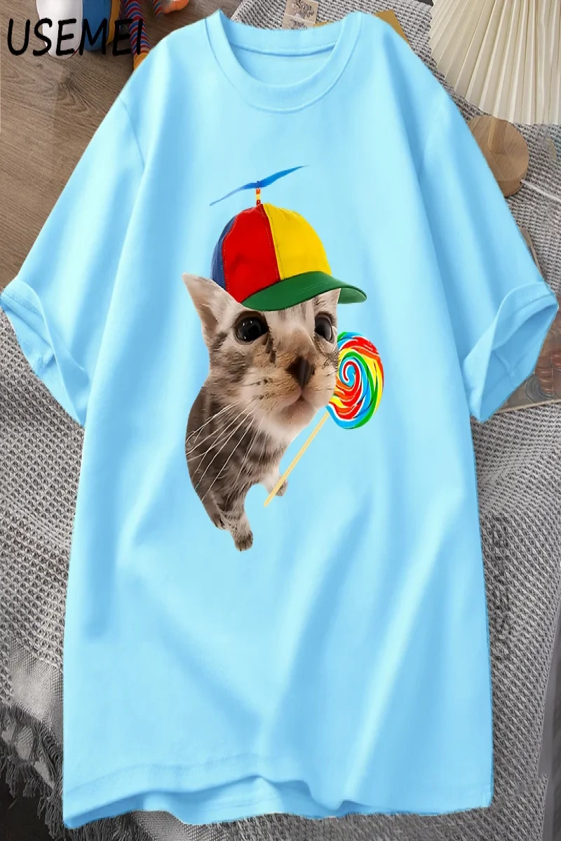 Japon tarzı kayıp peynir sıçan t-shirt erkekler pamuk kısa kollu Tadam giysileri t-sh 2879