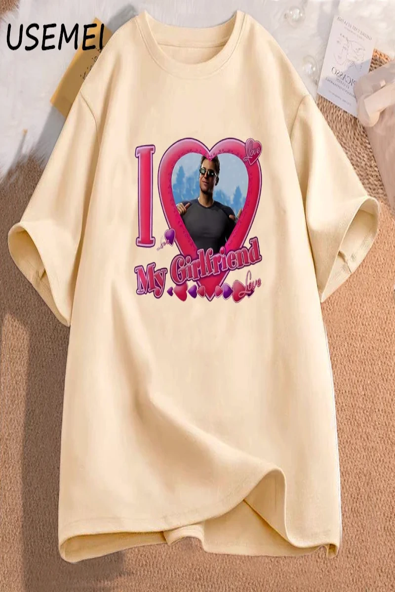 Johnny Cage kız arkadaşımı seviyorum t-shirt adam rahat pamuk kısa kollu Video oyunu erkek gi 3063