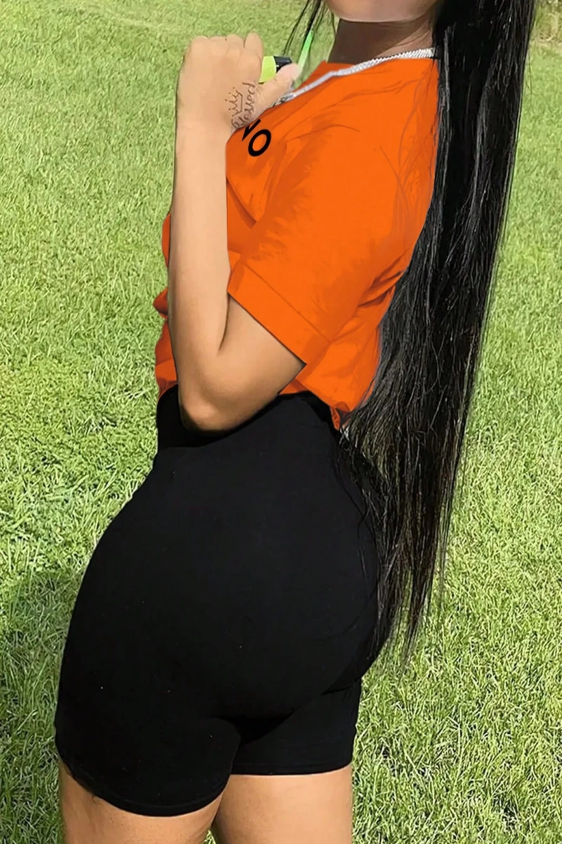Kadın 2Lİ TAKIM OVERSİZE Trend T-shirt Şort Model 4924