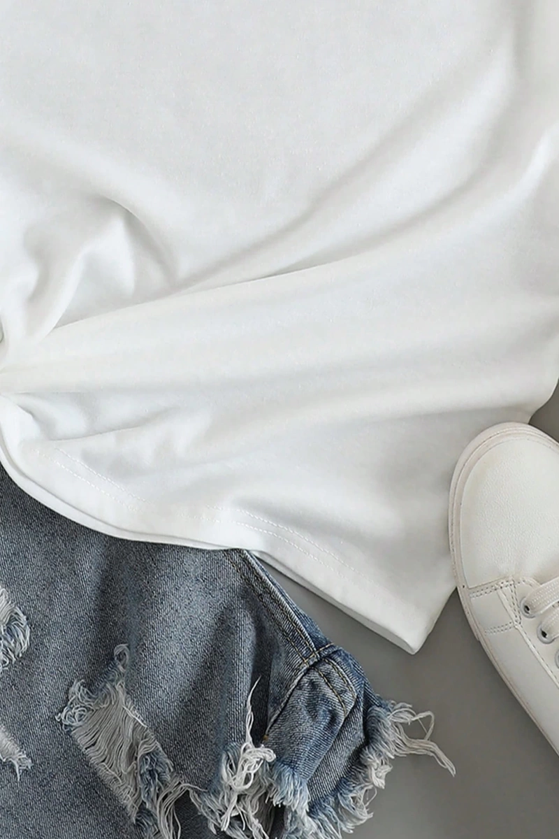 Kadın 2Lİ TAKIM OVERSİZE Trend T-shirt Şort Model 4928
