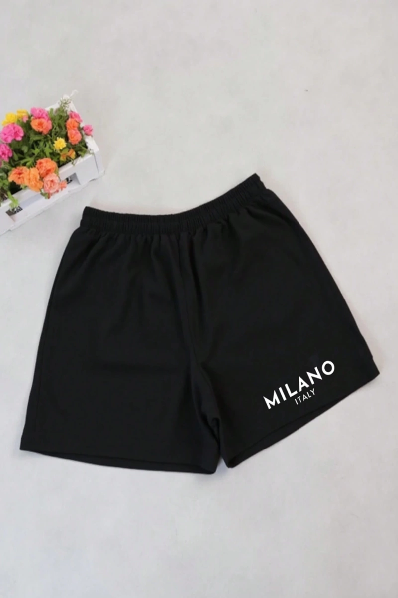 Kadın 2Lİ TAKIM OVERSİZE Trend T-shirt Şort Model 4940