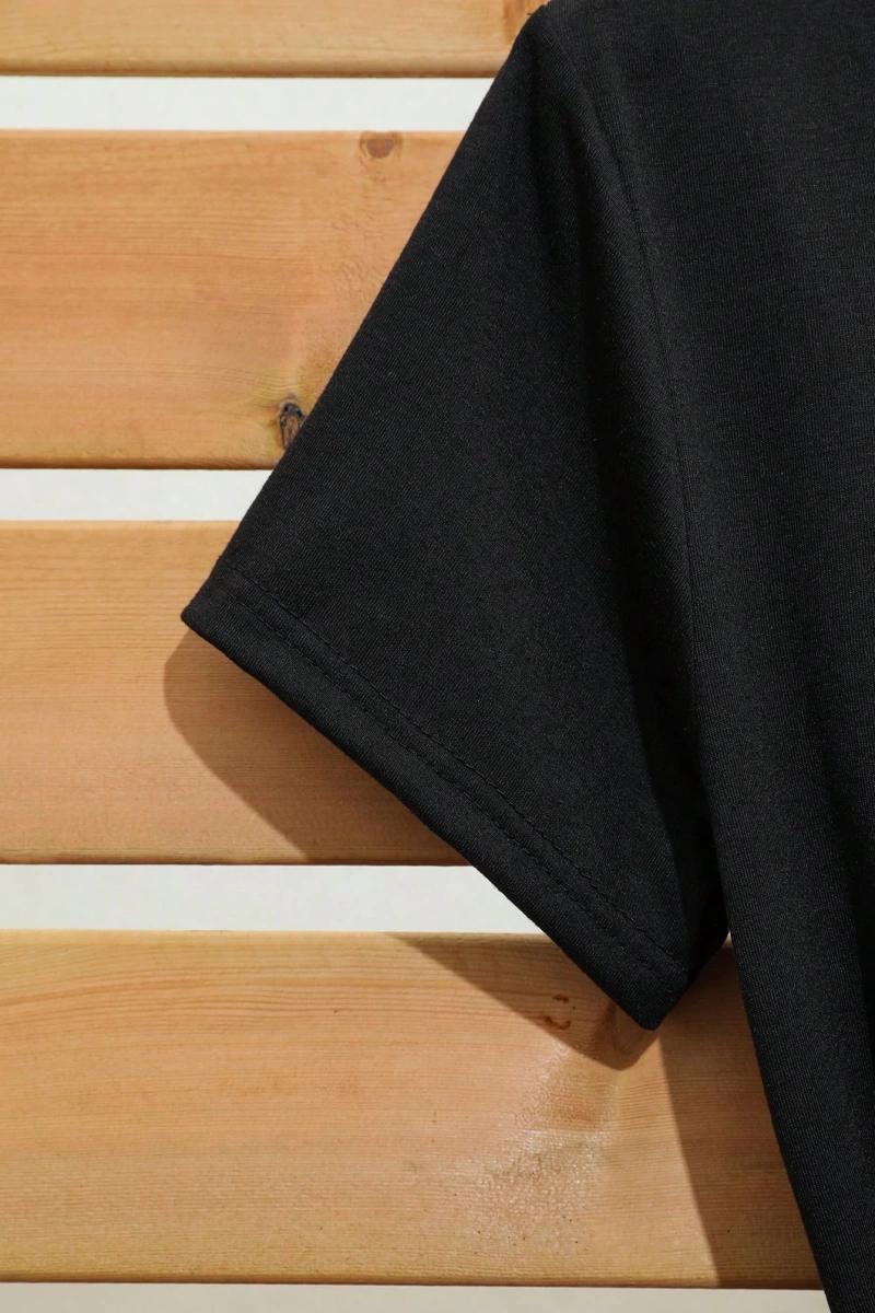 Kadın 2Lİ TAKIM OVERSİZE Trend T-shirt Şort Model 4946