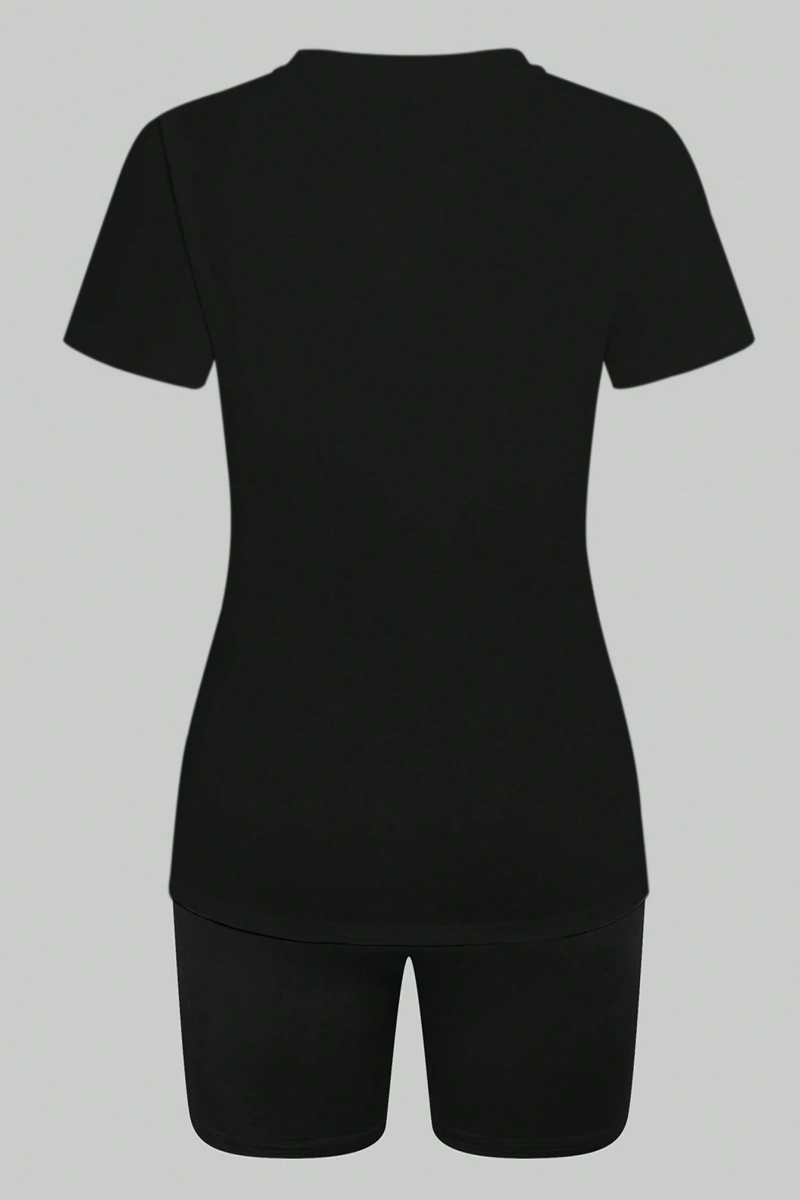Kadın 2Lİ TAKIM OVERSİZE Trend T-shirt Şort Model 4967