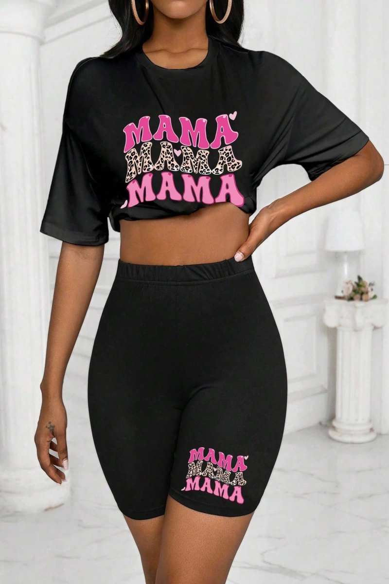 Kadın 2Lİ TAKIM OVERSİZE Trend T-shirt Şort Model 4970