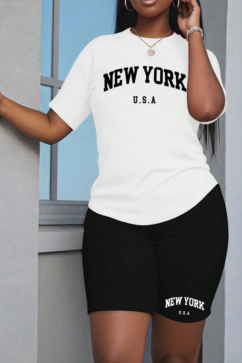 Kadın 2Lİ TAKIM OVERSİZE Trend T-shirt Şort Model 4971