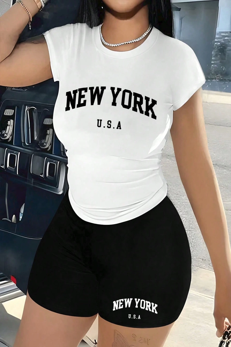 Kadın 2Lİ TAKIM OVERSİZE Trend T-shirt Şort Model 4971