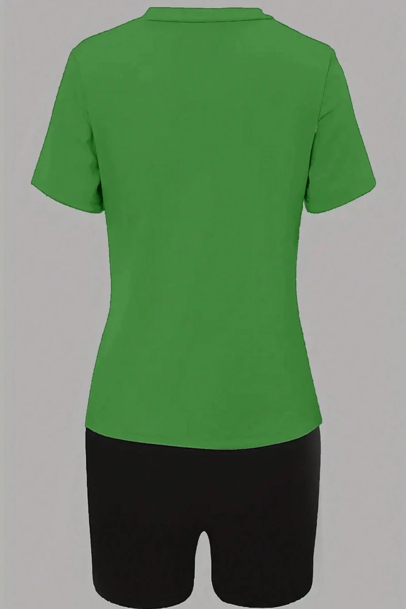 Kadın 2Lİ TAKIM OVERSİZE Trend T-shirt Şort Model 4972