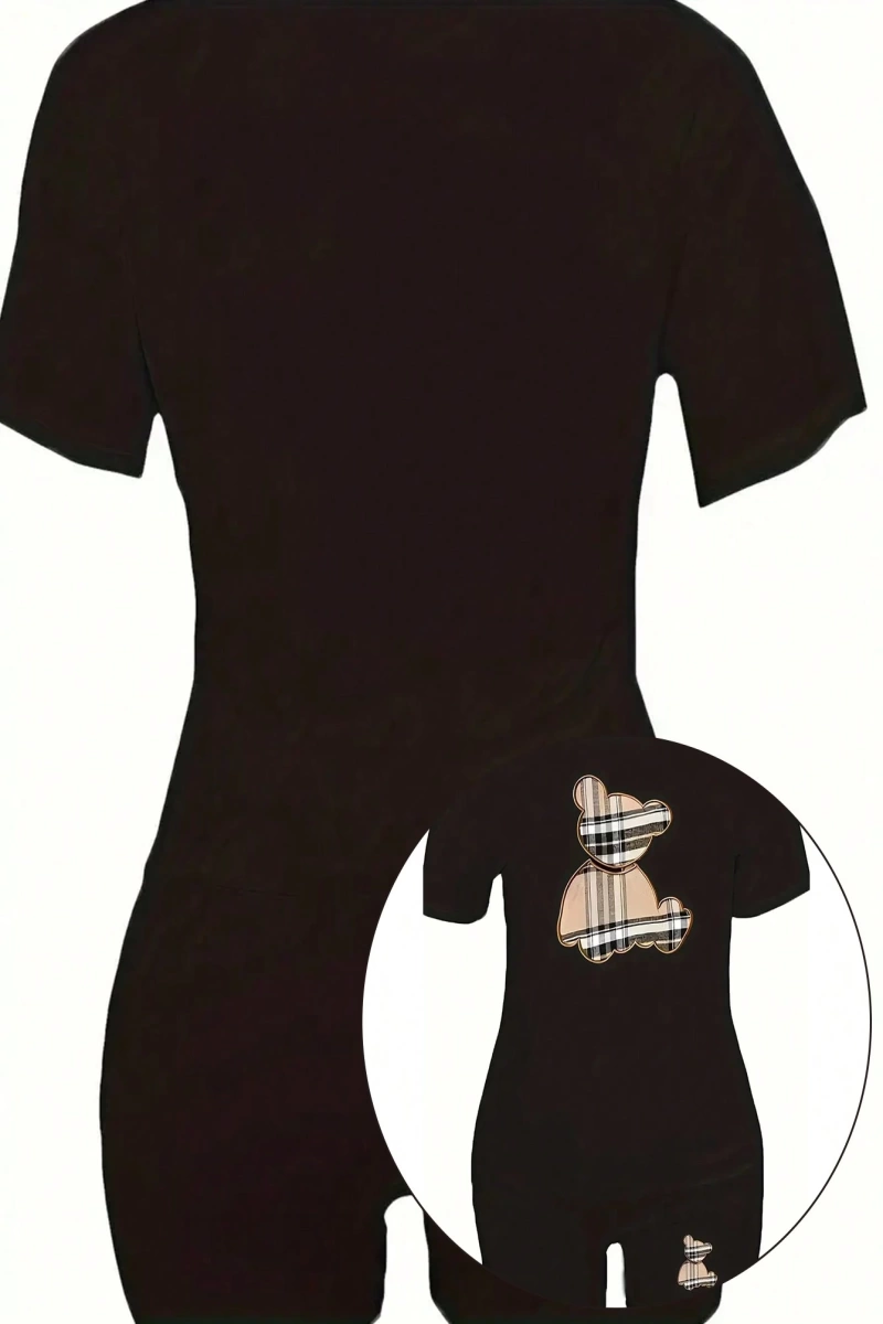 Kadın 2Lİ TAKIM OVERSİZE Trend T-shirt Şort Model 4974