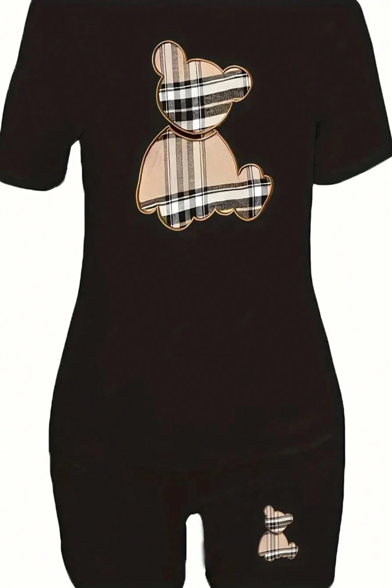 Kadın 2Lİ TAKIM OVERSİZE Trend T-shirt Şort Model 4974