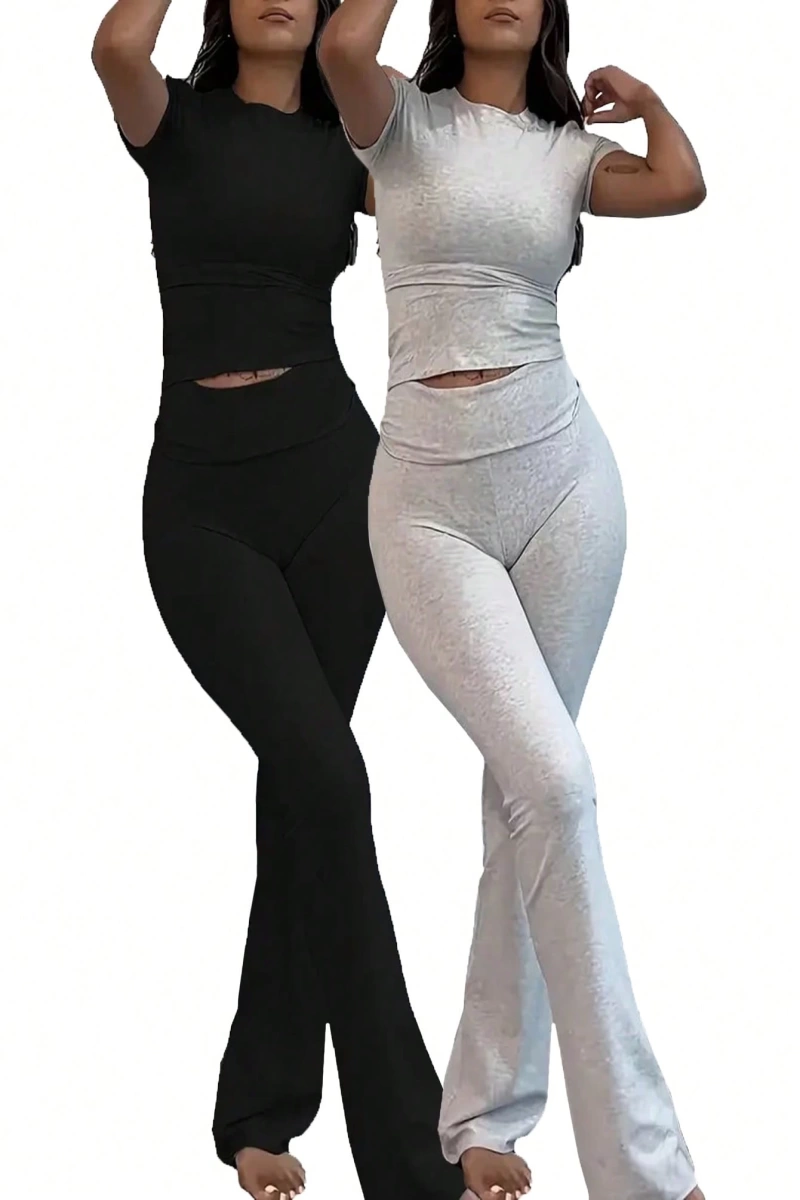 Kadın 2Lİ TAKIM OVERSİZE Trend T-shirt Şort Model 4984