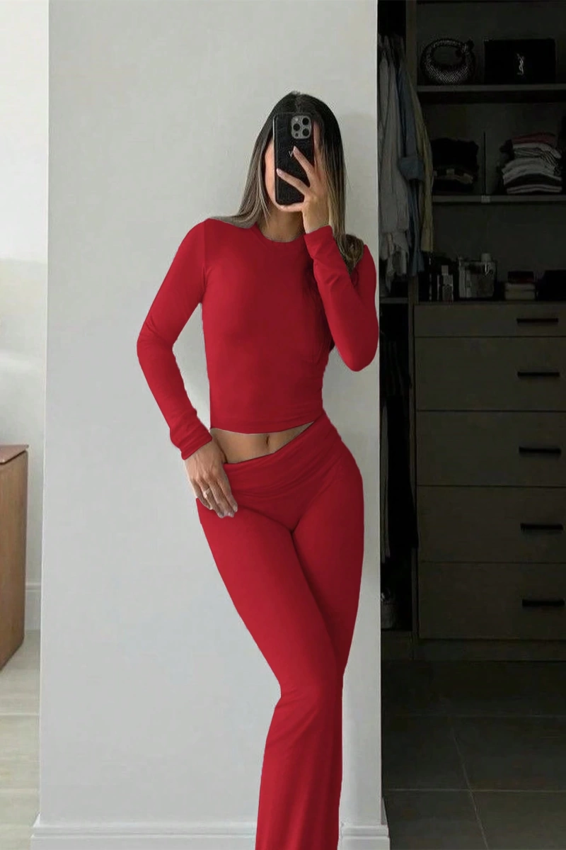 Kadın 2Lİ TAKIM OVERSİZE Trend T-shirt Şort Model 4984