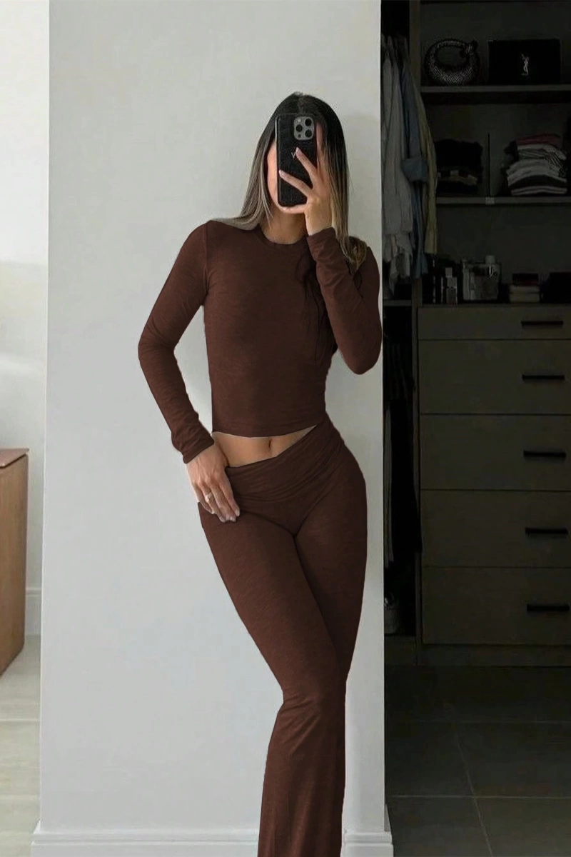 Kadın 2Lİ TAKIM OVERSİZE Trend T-shirt Şort Model 4984