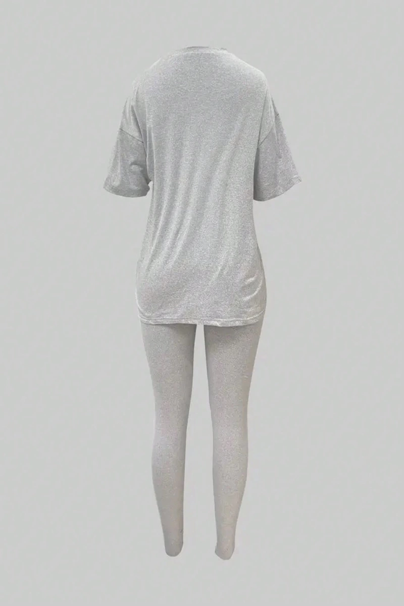 Kadın 2Lİ TAKIM OVERSİZE Trend T-shirt Şort Model 4984