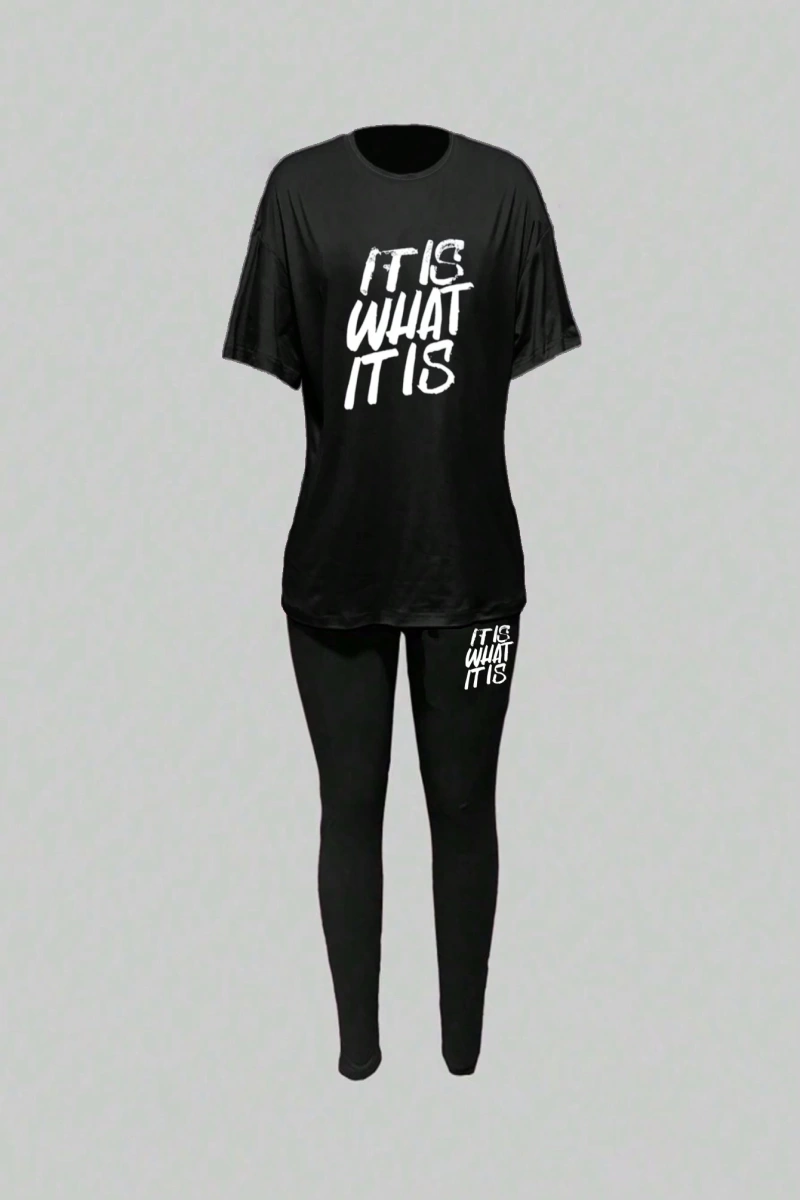 Kadın 2Lİ TAKIM OVERSİZE Trend T-shirt Şort Model 4993