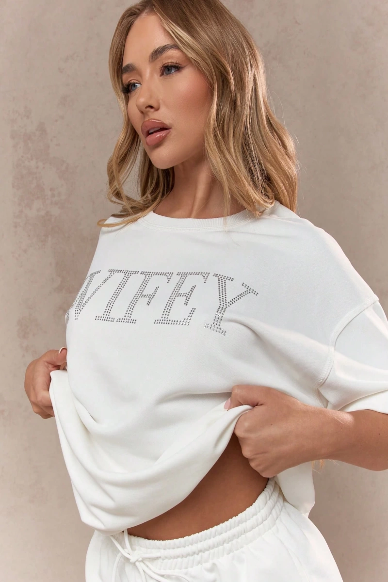 Kadın 2Lİ TAKIM OVERSİZE Trend T-shirt Şort Model 5003