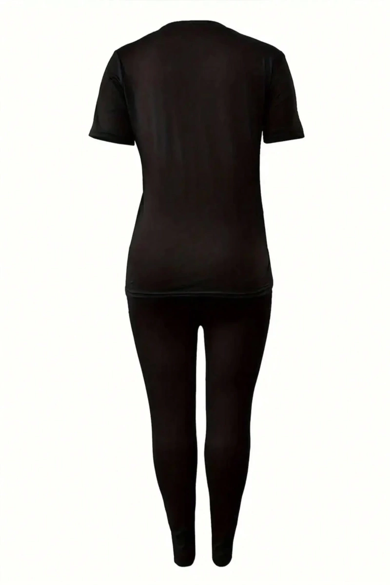 Kadın 2Lİ TAKIM OVERSİZE Trend T-shirt Şort Model 5008