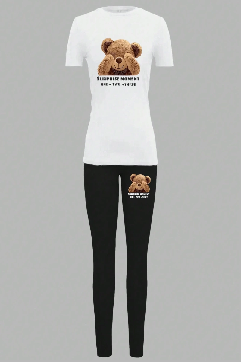 Kadın 2Lİ TAKIM OVERSİZE Trend T-shirt Şort Model 5016