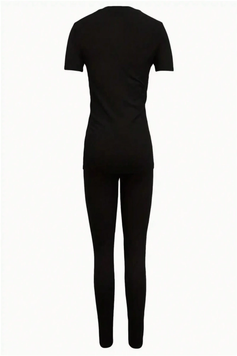 Kadın 2Lİ TAKIM OVERSİZE Trend T-shirt Şort Model 5017