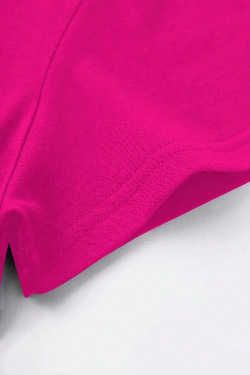 Kadın 2Lİ TAKIM OVERSİZE Trend T-shirt Şort Model 5022