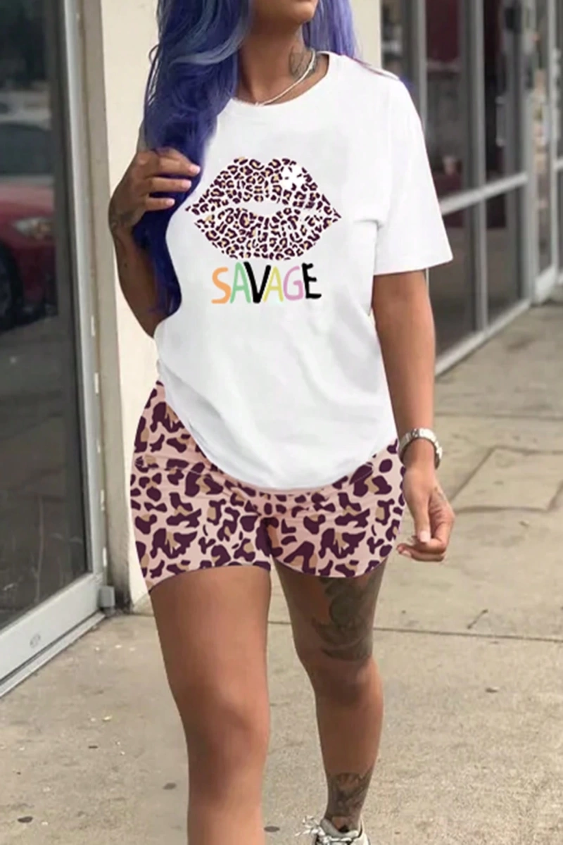Kadın 2Lİ TAKIM OVERSİZE Trend T-shirt Şort Model 5024