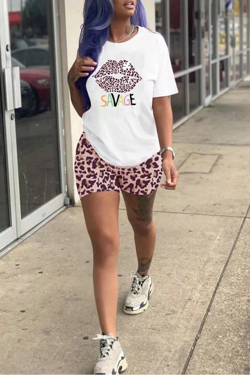 Kadın 2Lİ TAKIM OVERSİZE Trend T-shirt Şort Model 5024