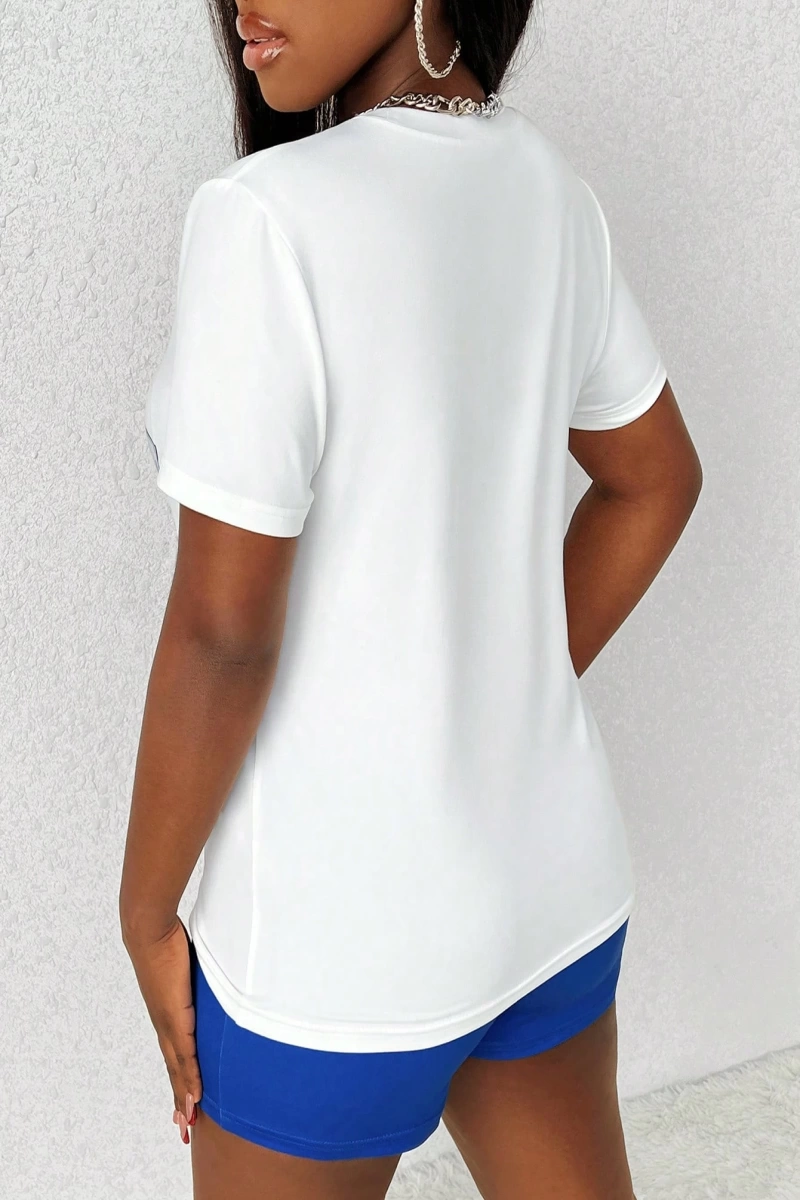 Kadın 2Lİ TAKIM OVERSİZE Trend T-shirt Şort Model 5025
