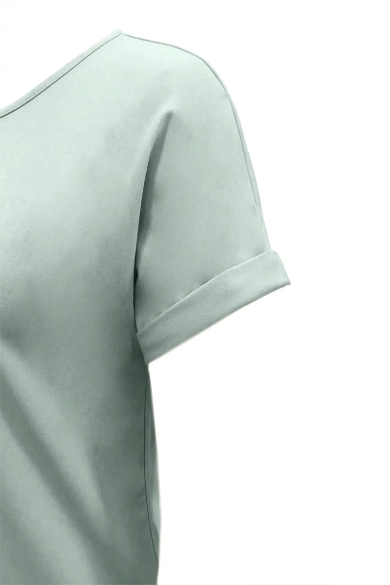 Kadın 2Lİ TAKIM OVERSİZE Trend T-shirt Şort Model 5043