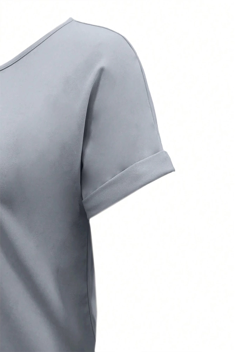 Kadın 2Lİ TAKIM OVERSİZE Trend T-shirt Şort Model 5043