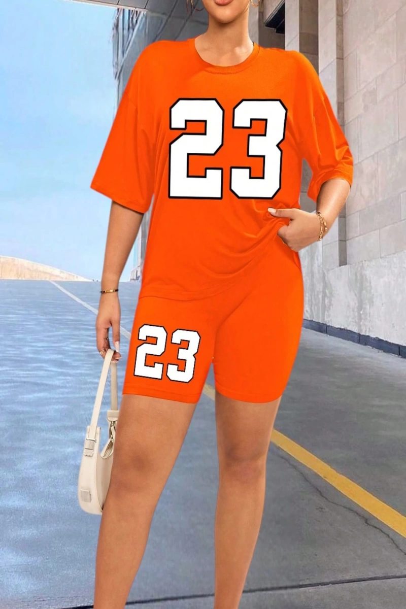 Kadın 2Lİ TAKIM OVERSİZE Trend T-shirt Şort Model 5054
