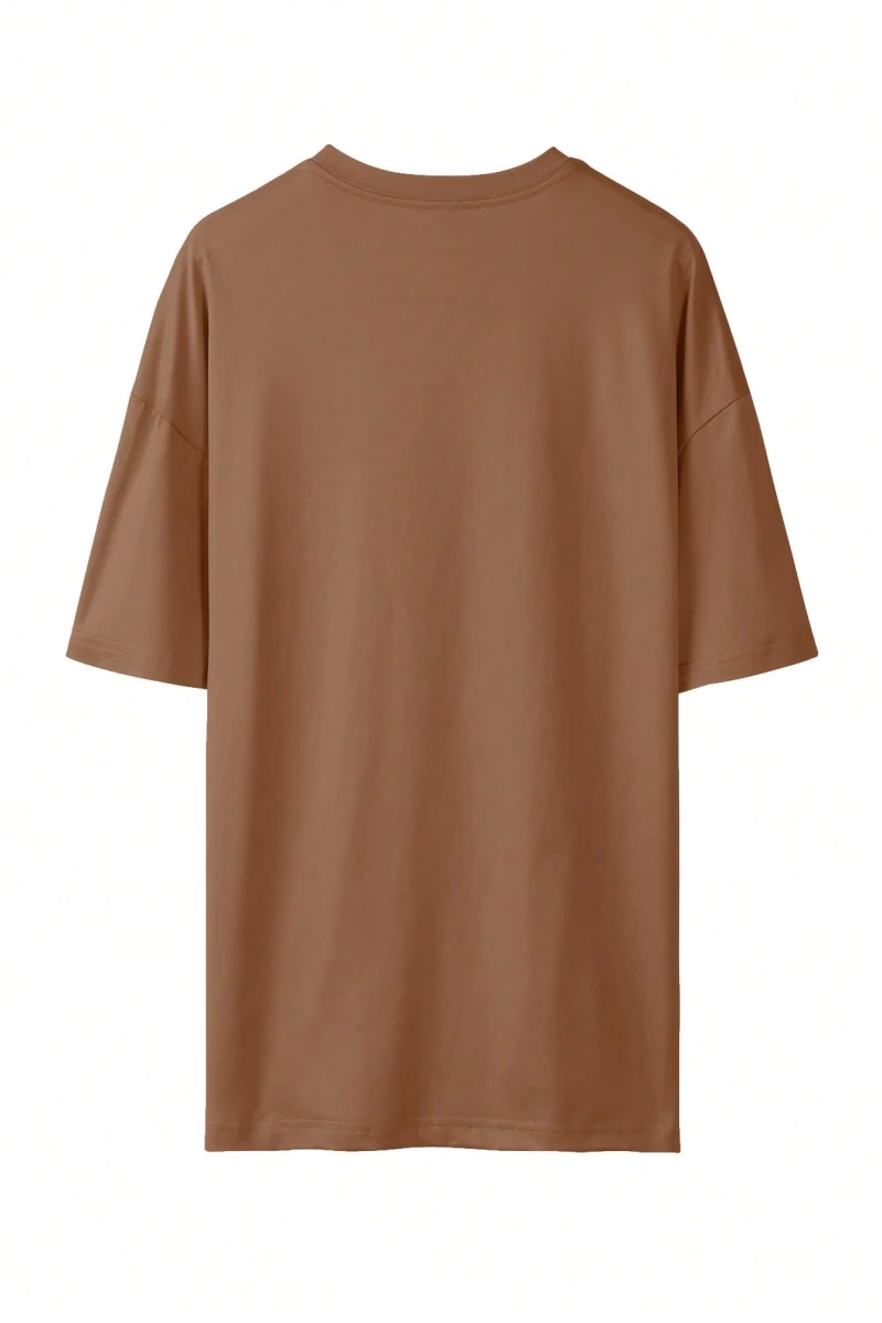 Kadın 2Lİ TAKIM OVERSİZE Trend T-shirt Şort Model 5061