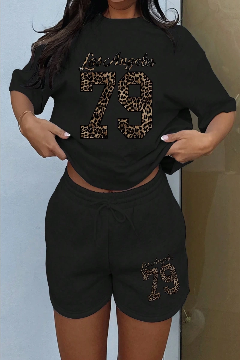Kadın 2Lİ TAKIM OVERSİZE Trend T-shirt Şort Model 5062