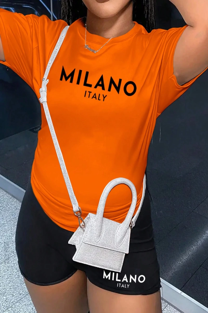 Kadın 2Lİ TAKIM OVERSİZE Trend T-shirt Şort Model 5063
