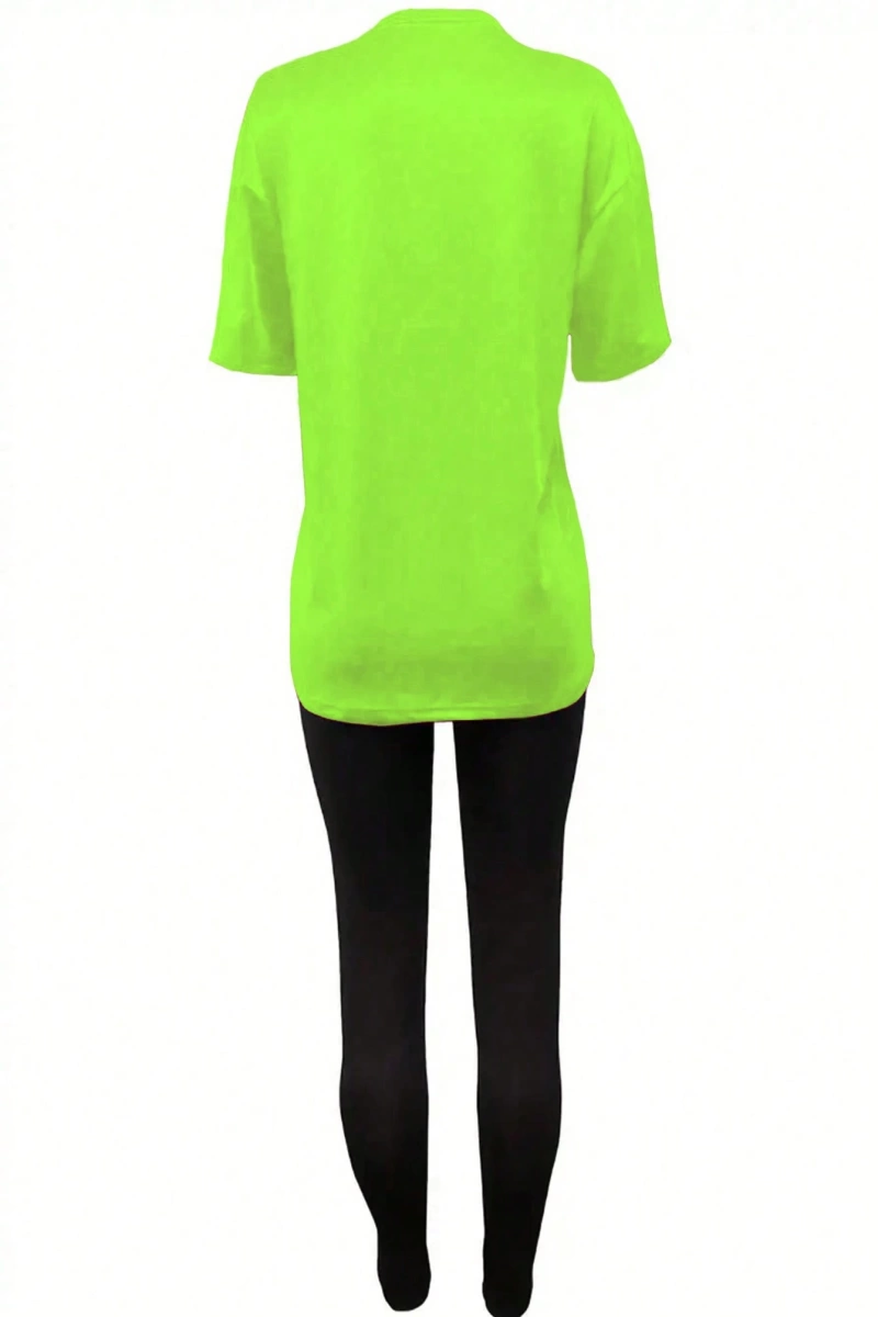 Kadın 2Lİ TAKIM OVERSİZE Trend T-shirt Şort Model 5065