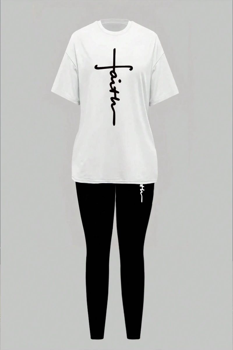 Kadın 2Lİ TAKIM OVERSİZE Trend T-shirt Şort Model 5065