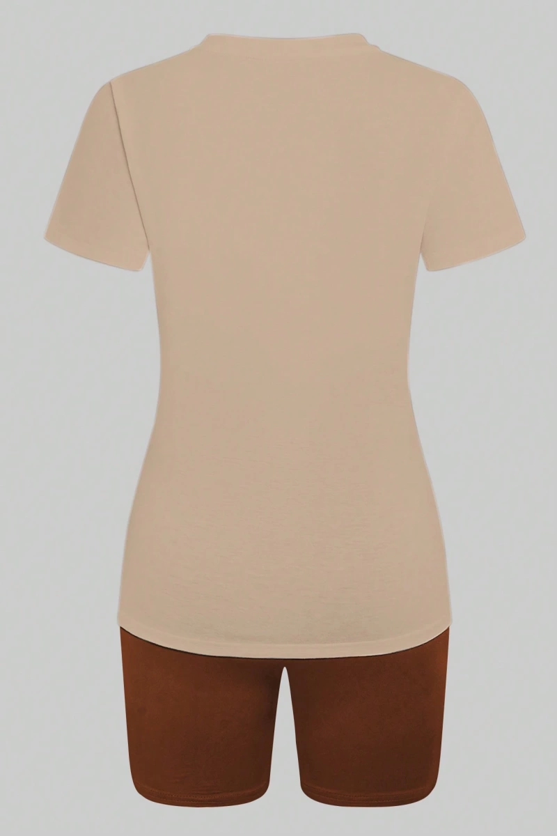 Kadın 2Lİ TAKIM OVERSİZE Trend T-shirt Şort Model 5078