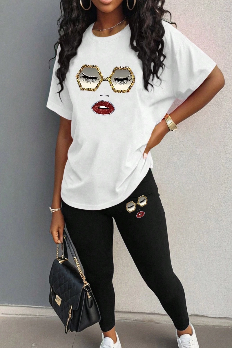 Kadın 2Lİ TAKIM OVERSİZE Trend T-shirt Şort Model 5081
