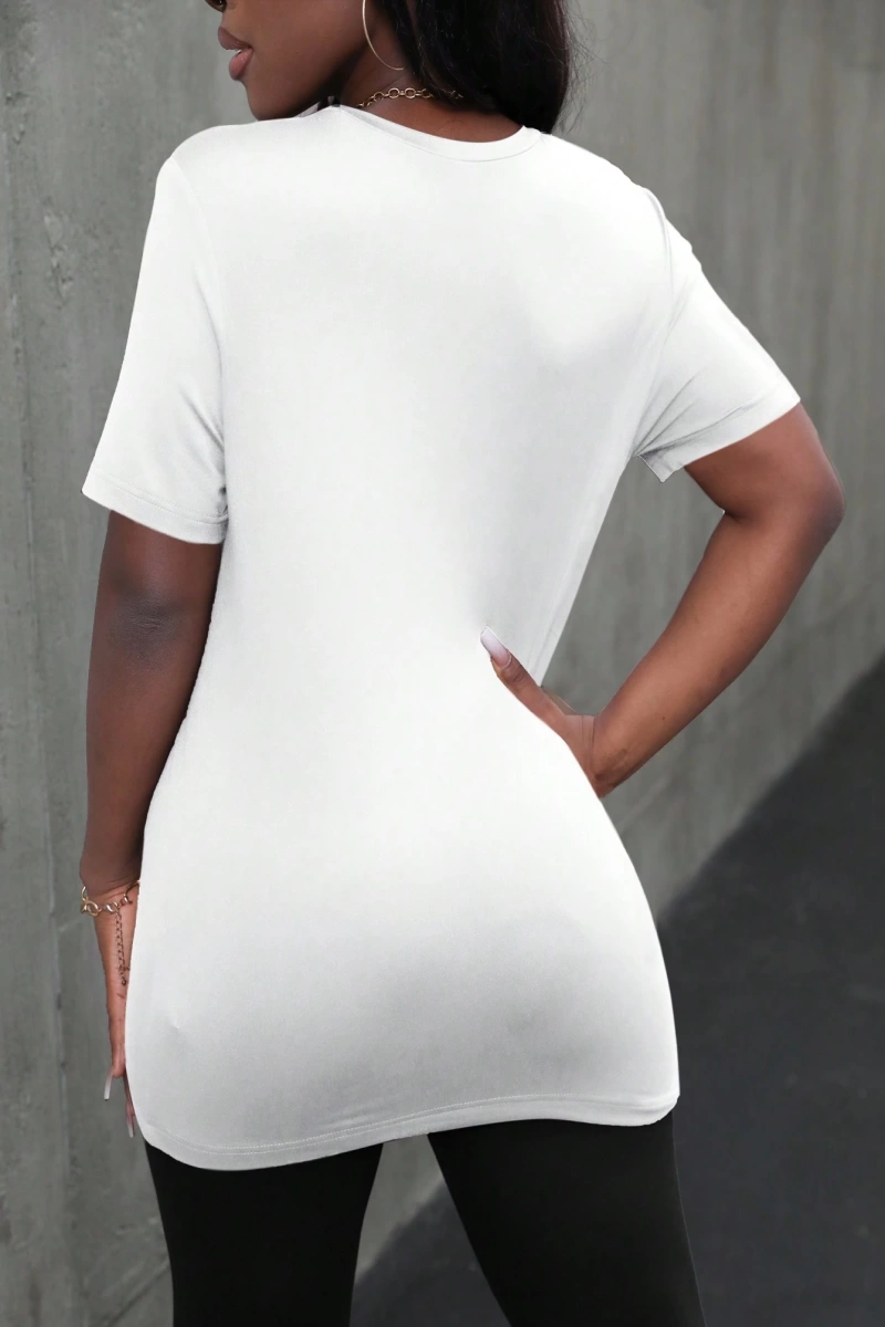 Kadın 2Lİ TAKIM OVERSİZE Trend T-shirt Şort Model 5081